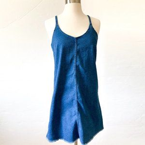 5 STYLE Denim Dress, L